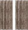 vidaXL Samtvorhänge mit Vorhängen 2 pcs Cappuccino 245 x 140 cm Samt 4107671 Bild 2