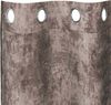 vidaXL Samtvorhänge mit Vorhängen 2 pcs Cappuccino 245 x 140 cm Samt 4107671 Bild 5