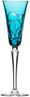 Sektglas Kristall Circle azur (26,5 cm) Bild 1