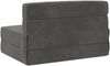 vidaXL Klappsofa Bett Dunkelgrau 100 x 80 x 60 cm Stoff 900110 Bild 5