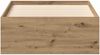 vidaXL Bettgestell ohne Matratze Artisan-Eiche 100x200cm Holzwerkstoff 3328821 Bild 5