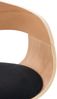CLP 2er Set Barhocker Kingston Stoff drehbar mit Höhenverstellung,natura/schwarz Bild 5