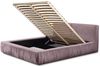 Polsterbett Doppelbett LEXIE 180x200cm in Stoff Riviera Rosa Bild 2