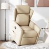vidaXL Relaxsessel mit Aufstehhilfe Elektrisch Creme Stoff 3303162 Bild 2