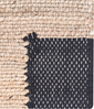 Teppich AMRAVATI Schwarz Beige 160 x 230 cm Jute Bild 5