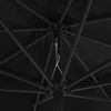 vidaXL Sonnenschirm mit Metall-Mast 390 cm Schwarz 47384 Bild 5