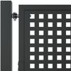 vidaXL Gartentor Anthrazit 100x100 cm Stahl 154560 Bild 5