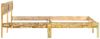 vidaXL Massivholzbett Altholz 200x200 cm 288439 Bild 4