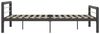 vidaXL Bettgestell Grau und Weiß Metall 180 × 200 cm 284561 Bild 4
