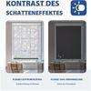 Sekey Doppelplissee Day&Night Verdunkelung Ohne Bohren Verspannt Lichtschutz Muster & Grau 35x100cm Bild 2