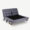 2-Sitzer-Schlafsofa, 'Sando ', 78 x 78 x 133, Grau Bild 3