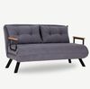 2-Sitzer-Schlafsofa, 'Sando ', 78 x 78 x 133, Grau Bild 2