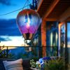 LED Solarleuchte, Heißluftballon-Design, Glas, Feuer-Effekt Bild 3