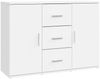 vidaXL Sideboard Weiß 91x29,5x65 cm Holzwerkstoff 823342 Bild 2