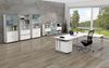 Sideboard mit Glastüren Artline, 80x38x78cm, Anthrazit / Glas Bild 3