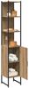 vidaXL Badezimmerschrank mit Regal Artisan-Eiche 33 x 33 x 185,5 cm 862239 Bild 3