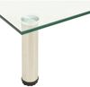 vidaXL TV-Tisch 60x35x17 cm Transparentes Hartglas 322763 Bild 4