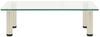vidaXL TV-Tisch 60x35x17 cm Transparentes Hartglas 322763 Bild 2