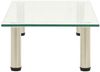 vidaXL TV-Tisch 60x35x17 cm Transparentes Hartglas 322763 Bild 3