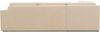 DOMO. collection Ecksofa 100017, Couch in L-Form mit Rückenkissen und Armlehnen, Sofa, Polsterecke, Eckcouch, Polsterganitur 217 x 197 x 84 cm (BxTxH), creme Bild 5