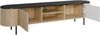 TV-Lowboard Lygrint 180 2D (Farbe: Eiche Cremona / Marmor Weiß + Gold) Bild 3