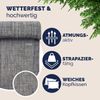 Casaria Gartenstühle 4er Set Grau Melange Klappbar 7-fach Verstellbar Bild 5