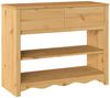 vidaXL Konsolentisch mit Schubladen Drammen Eiche 89,5 x 37 x 73 cm 42003046 Bild 2