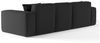 Ecksofa Designersofa CELES in Stoff Scala Petrol Ottomane Links Bild 4