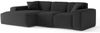 Ecksofa Designersofa CELES in Stoff Scala Petrol Ottomane Links Bild 3
