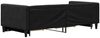 vidaXL Tagesbett Ausziehbar mit Schubladen Schwarz 90x190 cm Stoff 3196626 Bild 5