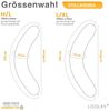 Loolay Stillkissen Baumwolle M/L o L/XL Schwangerschaftskissen Seitenschläferkissen Bezug, WEICH Füllung + 100% BIO-Baumwolle Kissenbezug, 170 oder 190 cm Stillkissen + Bezug abnehmbar mit Reißverschluss!, LOOLAY® - 100% Europäische Stoffe und Kleinser... Bild 2
