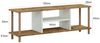 Fernsehtisch Ærøskøbing mit 2 Ablagefächern 43 x 120 x 29 cm Holzoptik/Weiß [en. casa] Bild 2