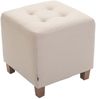 CLP 2er Set Sitzhocker Pharao, antik-hell mit hochwertiger Polsterung,creme Bild 2