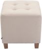 CLP 2er Set Sitzhocker Pharao, antik-hell mit hochwertiger Polsterung,creme Bild 4