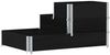 vidaXL Paletten-Aufsatzrahmen 3-fach Schwarz 120x80 cm Massivholz 4010314 Bild 5