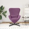 vidaXL Eiersessel Lila 63 x 73 x 90 cm Samt 42002767 Bild 2