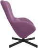 vidaXL Eiersessel Lila 63 x 73 x 90 cm Samt 42002767 Bild 4