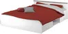 Vente-unique - PABLO Bett Holz, Platte Weiß - B 193 cm x H 58,9 cm x L 145,8 cm Bild 2