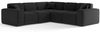 Ecksofa Designersofa CELES in Stoff Scala Grau Seite Universal Bild 4
