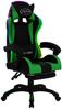 vidaXL Gaming-Stuhl mit RGB LED-Leuchten Grün und Schwarz Kunstleder 288009 Bild 2