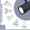 ZMH Spots 2er Vintage Schwarz Deckenstrahler GU10 Schwenkbar 350° Retro Küchenlampe Max 25W Metall für Wohnzimmer Esszimmer Schlafzimmer ohne Leuchtmittel Bild 3
