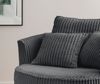 Sessel drehbar Comfy grau Cord 120 cm Bild 4