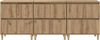 vidaXL Sideboards 3 pcs Artisan-Eiche 60 x 35 x 70 cm Holzwerkstoff 3415574 Bild 5