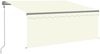 vidaXL Markise Automatisch mit Rollo LED Windsensor 3,5x2,5m Creme 3069412 Bild 2