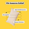 Seralino Kissenbezüge Perkal Kissenbezug (100% Baumwolle) weich angeraut, hautfreundlich, besonders weich & atmungsaktiv, BCI zertifiziert, mit Reißverschluss Bild 3