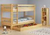 Kinderstockbett aus Massivholz mit wählbarem Zubehör, Liegefläche 90x200 V-60.12-09Ni70Rollrost. Matratzen und Bettkasten inkl. Bild 1
