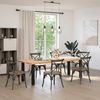 vidaXL Konsolentischbeine 4 Stk. Schwarz 72-74 cm Stahl 4012468 Bild 3
