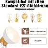ZMH Deckenstrahler Vintage Weiß Deckenlampe: 2 Flammig Retro Strahler E27 Flurlampe Schwenkbar 350° Metall Deckenspots Industrial Innen Deckenleuchte für Flur Küche Eingang Wohnzimmer Schlafzimmer Bild 2
