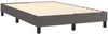 vidaXL Boxspringbett mit Matratze & LED Grau 120x200 cm Kunstleder 3134157 Bild 5