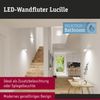 Paulmann 79515 LED Wandleuchte Lucille IP44 400x100mm dimmbar weiß Bild 2